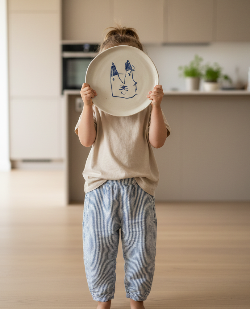 Plato personalizado dibujo