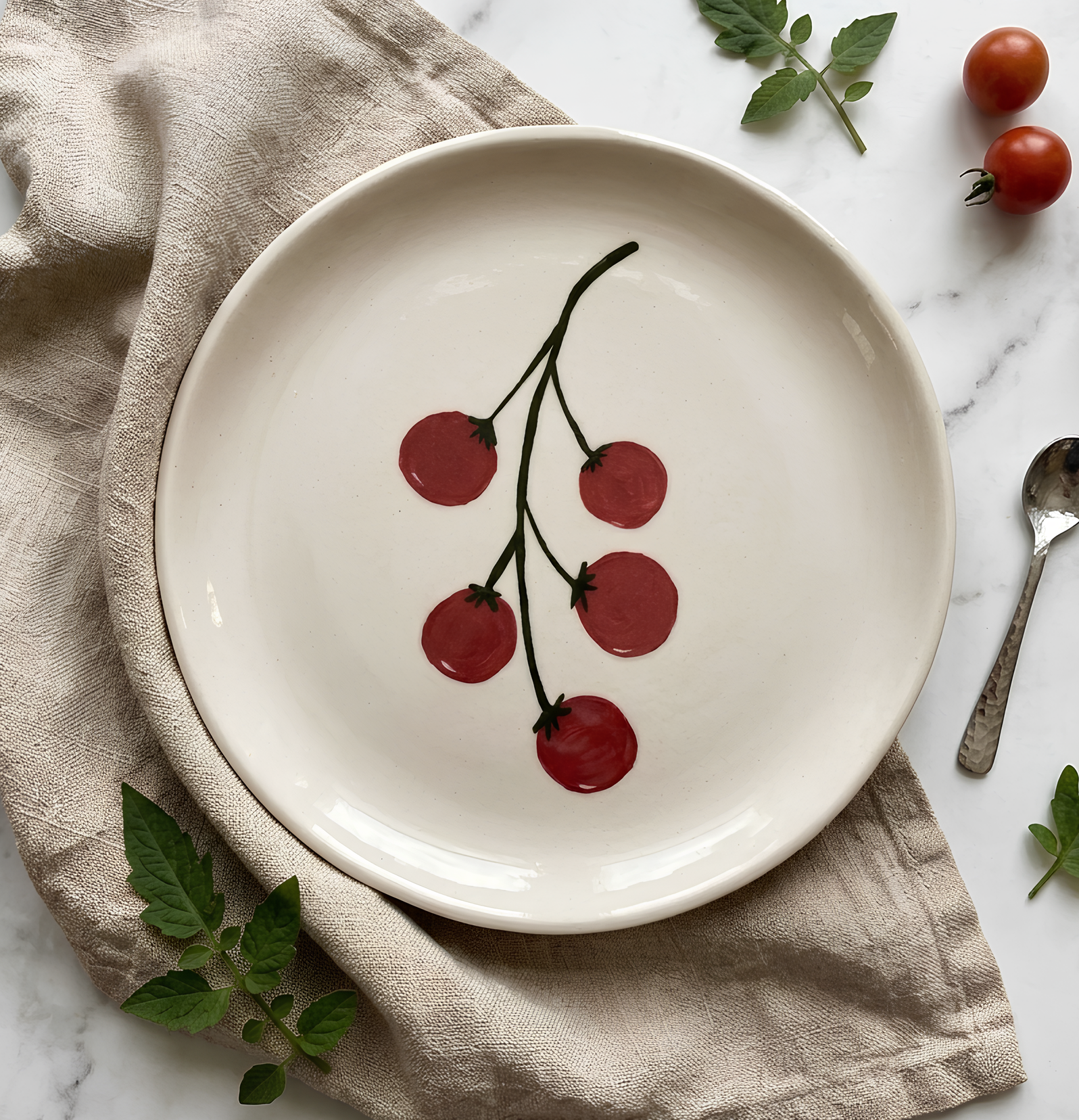 Plato tomate en rama grande
