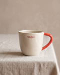 Taza personalizada letras
