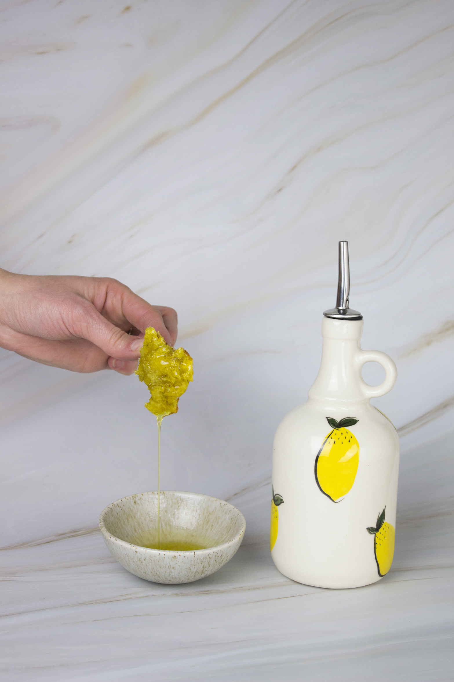 aceitera cerámica