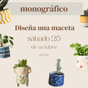 Taller de macetas sábado 25