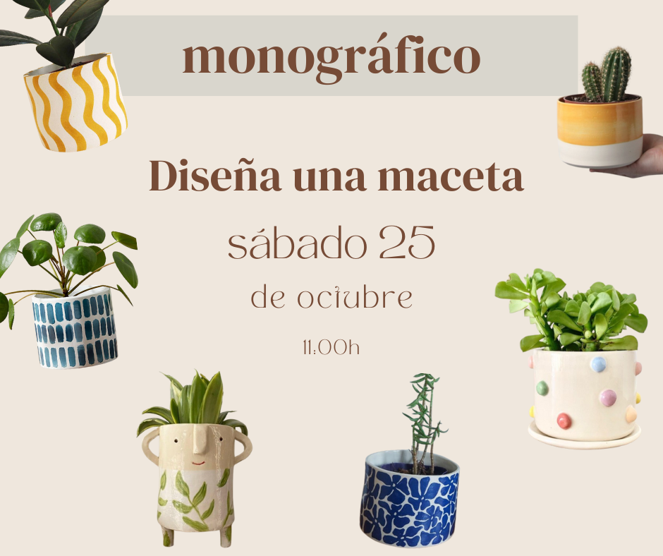 Taller de macetas sábado 25