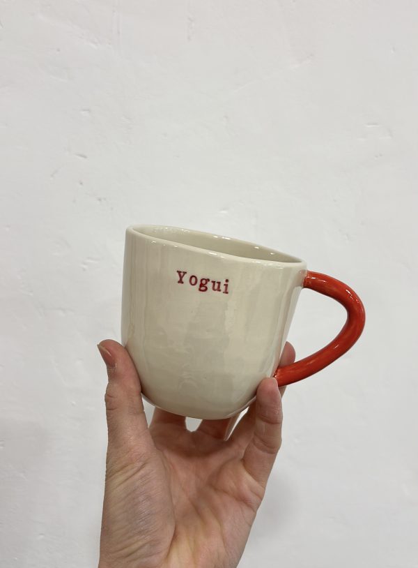 Taza personalizada letras y asa