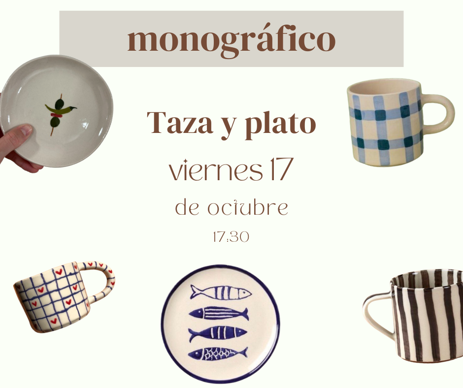 Taller taza y plato viernes 17